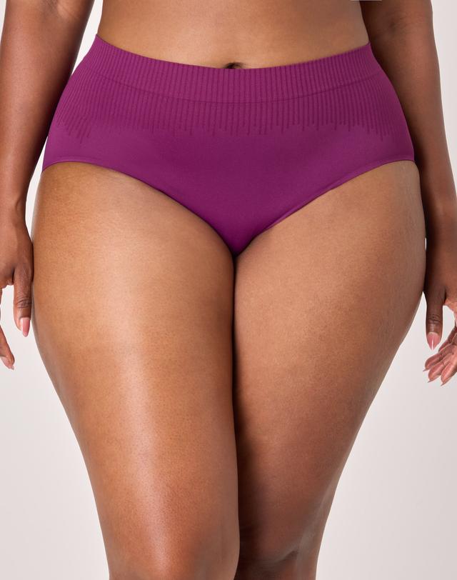Bali Comfort Revolution Modern Seamless Brief, 3-Pack Lilacwsh/Autmorchid/Saltypepgr 5