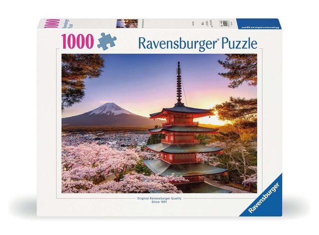 Puzzle Cerisiers en fleurs du Mont Fuji Ravensburger