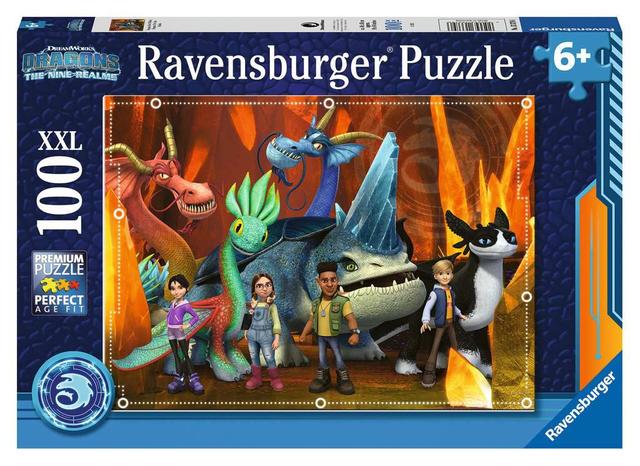 Puzzle Dresseurs de dragon / Dragons : les neuf royaumes Ravensburger