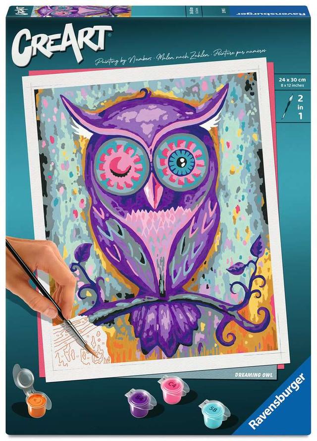 Jeu CreArt - 24x30cm - Hibou Ravensburger