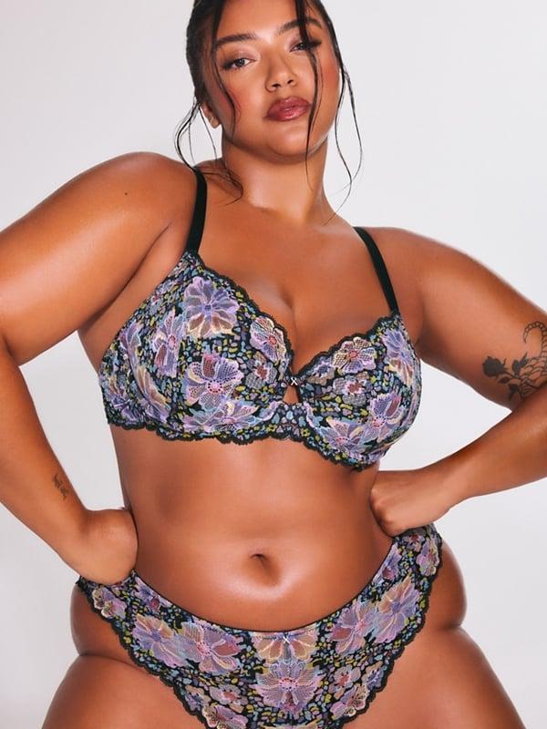 Savage X Field Of Flowers Lace Unlined Demi Bra