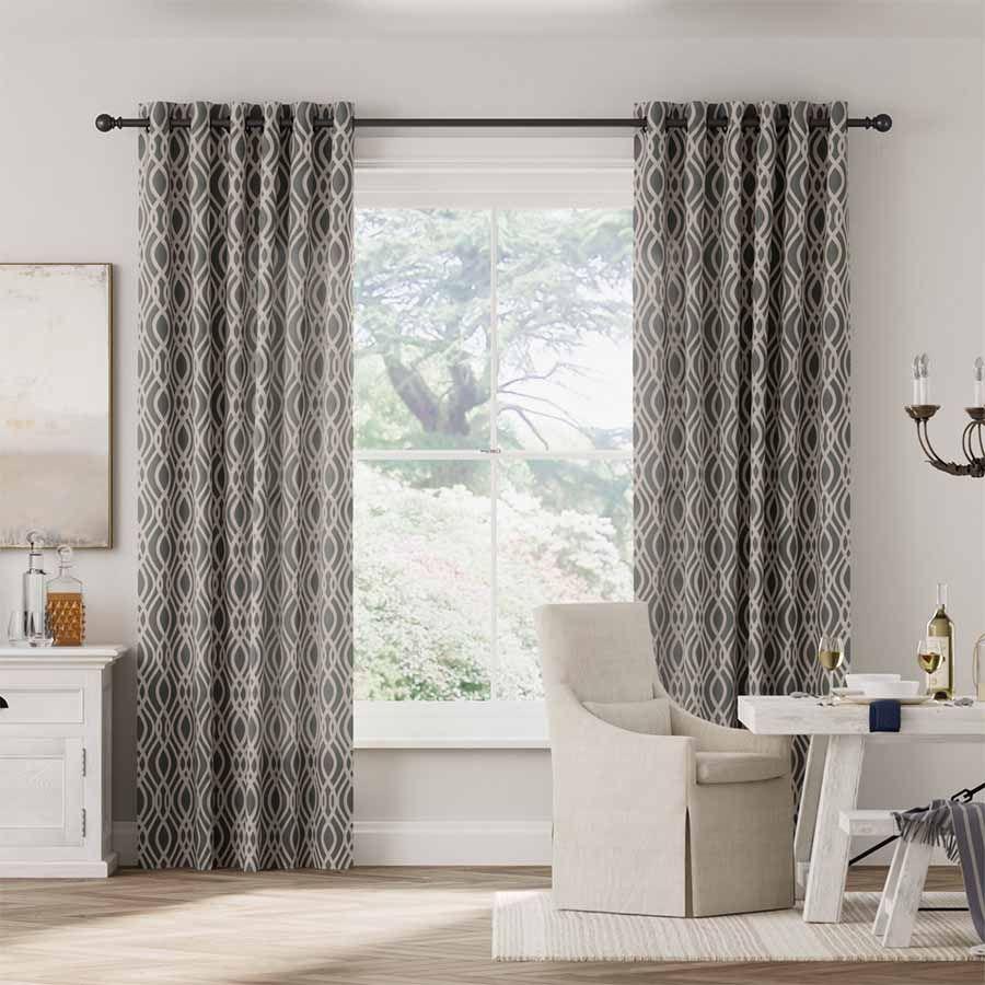 Drapery Curtains Refined Custom Drapes/Curtains - Grey, Select Blinds