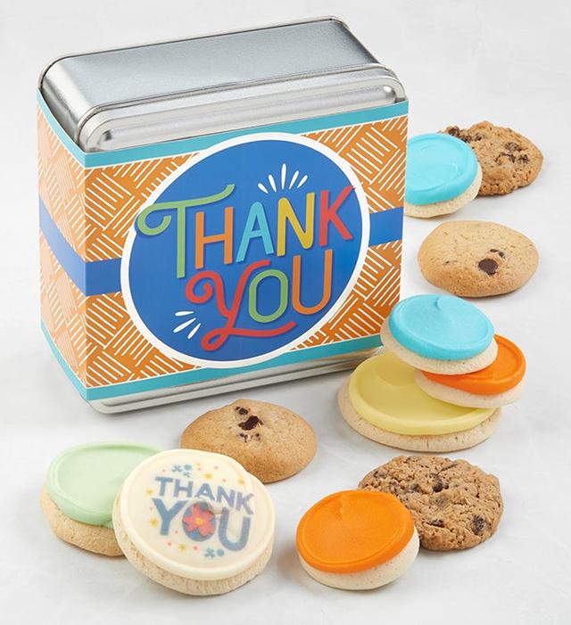 Thank You Treats Mini Gift Tin by Cheryl's Cookies