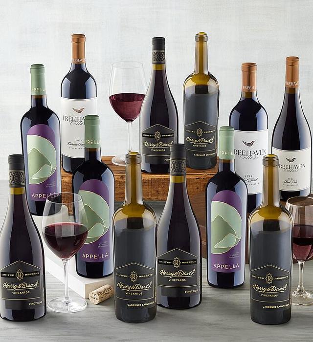 Premium Red Wine Collection - 12 Bottles by Harry & David