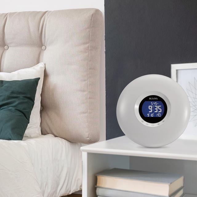 Bulova Multi-Wake LED Tabletop Alarm Clock