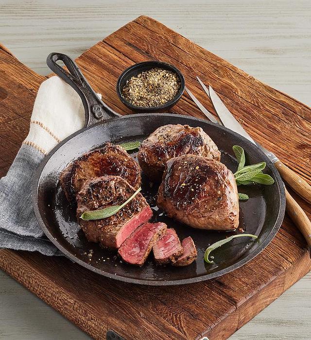 Grass-Fed Beef Top Sirloin Steaks - Four 6-Ounce | Vital Choice