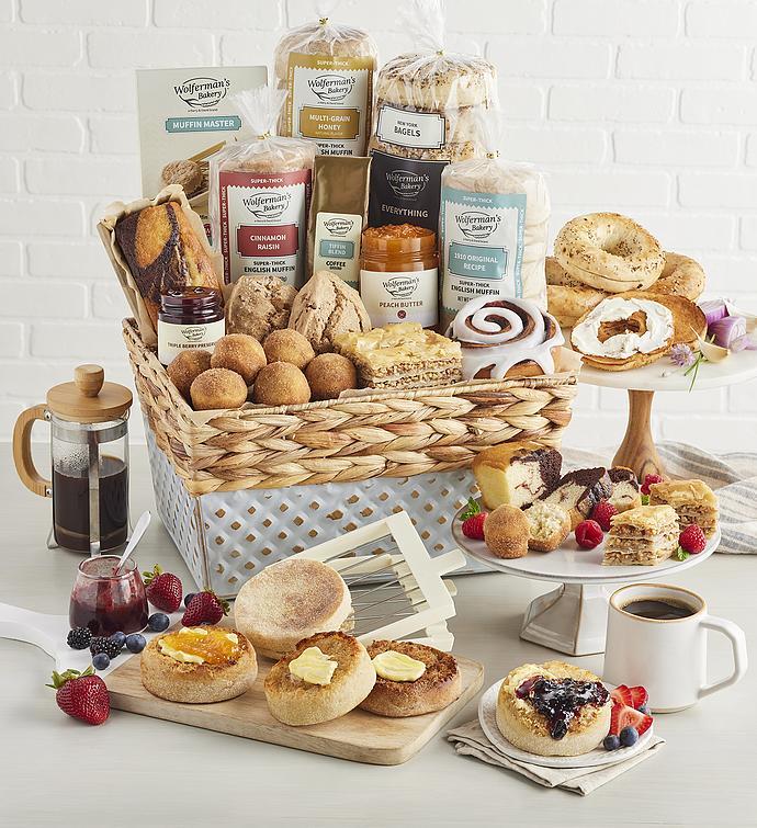 Breakfast Entertainer Gift Basket by Wolfermans