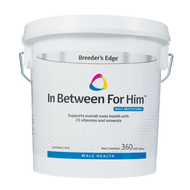 Breeder's Edge In Between For Him Multivitamin for Stud Dogs & Cats