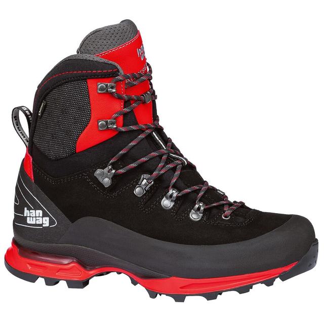 Hanwag Alverstone II GTX Black/Red Trek Boot H200900 in Red/black, 13.5