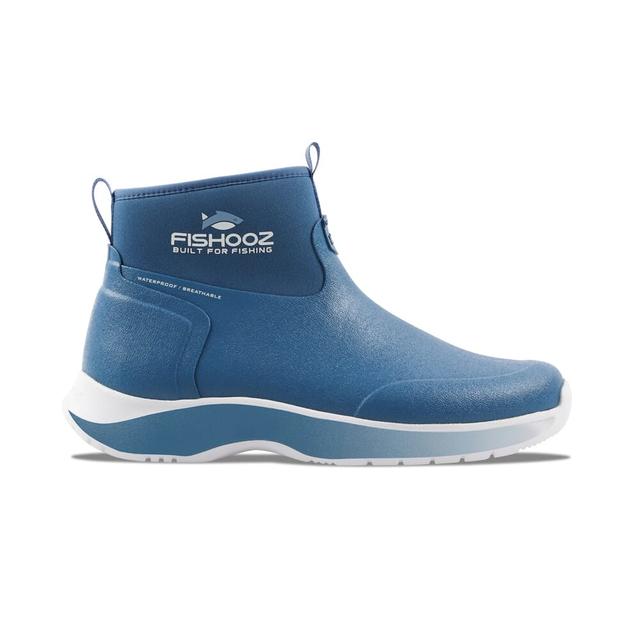 Fishooz DryRun Ankle Blue/White Boots DRA-MA-BLU, 12.5
