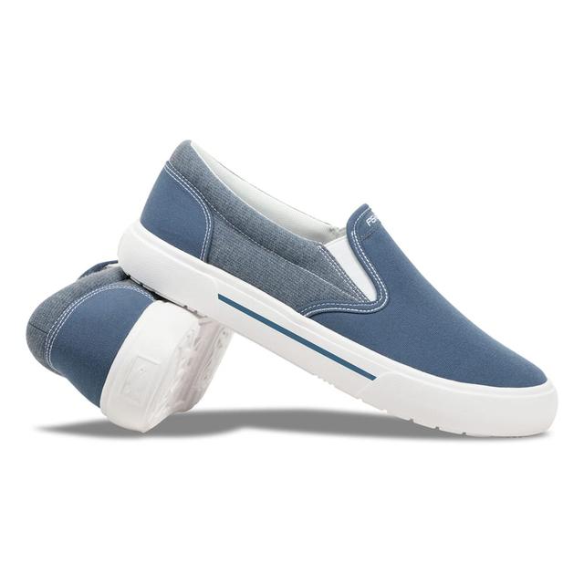 Fishooz Sunbrella Slip-On Denim/White Shoes SBR-MSO-DNM-M in Blue, 13