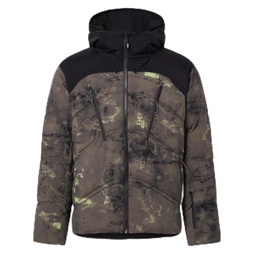 Oakley TC Rykkinn Jacket Oxidation Print Green FOA404729-7AQ, Small