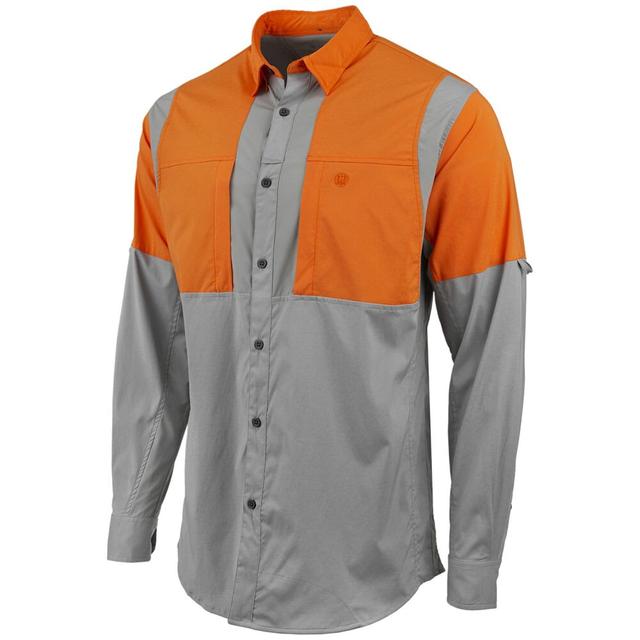 Beretta TKAD Flex Shirt Grey/Blaze Orange LU931T23340965, Medium