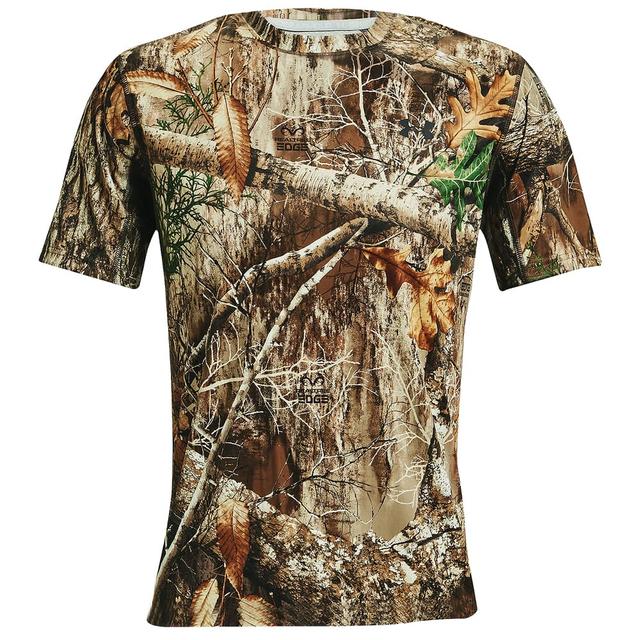 Under Armour Iso-Chill Brushline SS Shirt RT Edge/Black 1361310-991 in Realtree Edge, XL