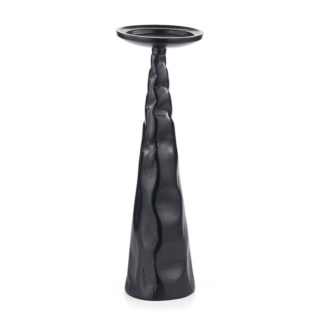 Black Aluminum Outdoor Candle Holder