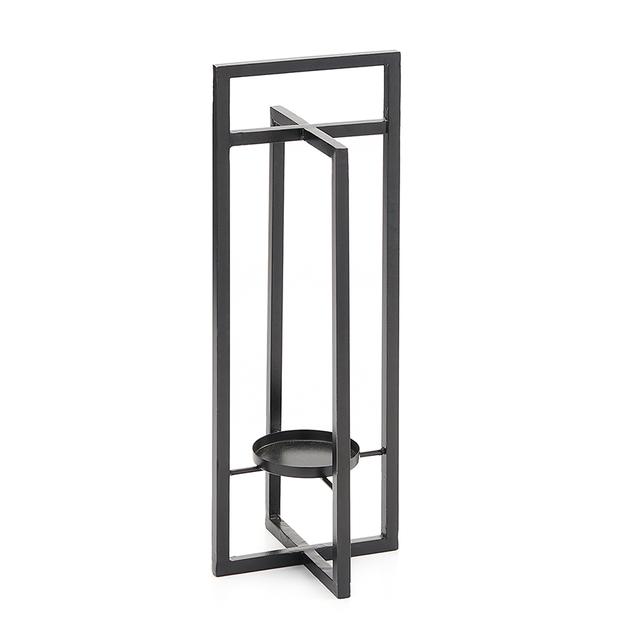 Metal Floor Lantern (Black)