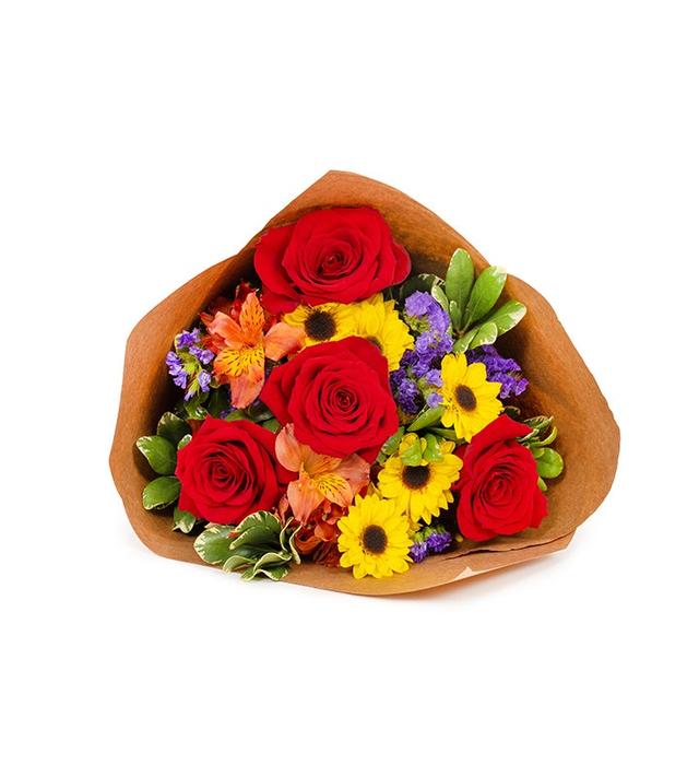 Hearth Happiness Double Floral Bouquet with Vase