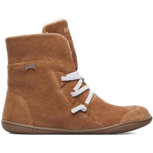 CAMPER Peu - Bottes pour Femme - Marron, taille 35, Cuir velours