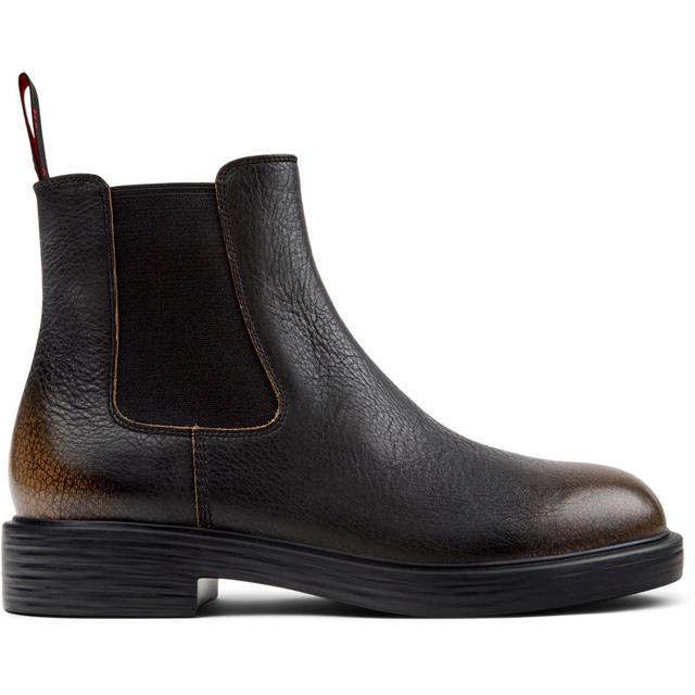 CAMPER Dean - Bottines pour Homme - Noir,Marron, taille 41, Cuir lisse