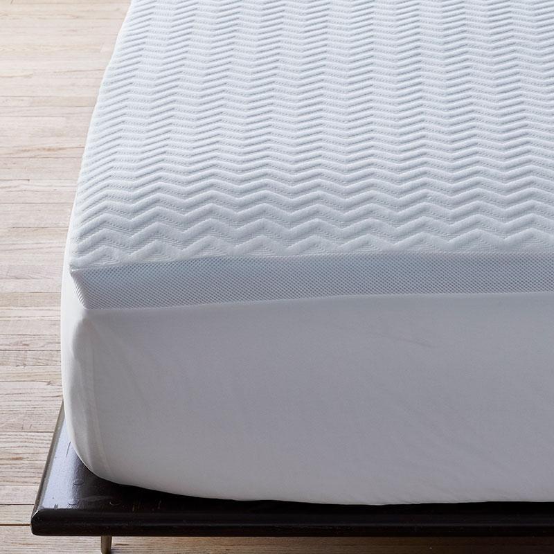 Serene™ Hypoallergenic Memory Foam Topper - Blue, Size Twin | The Company Store
