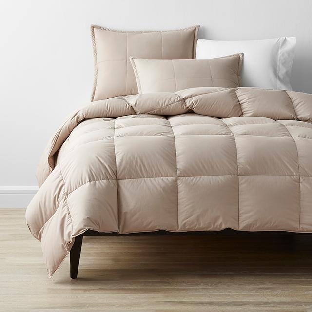 Premium Down Ultra Warmth Comforter - Feather Tan, King/Cal King - Beige, Cotton | The Company Store