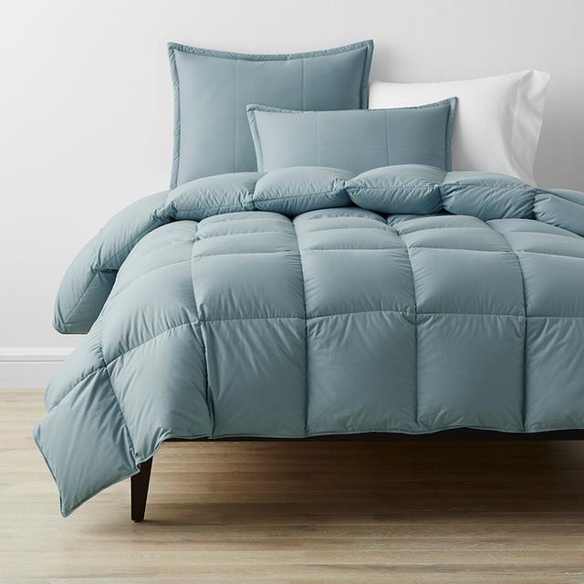 Premium LoftAIRE™ Down Alternative Extra Warmth Comforter - Sea Mist, King/Cal King - Blue/Teal/Turquoise, Cotton | The Company Store