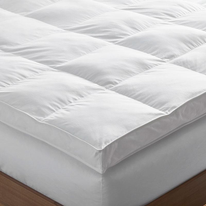 Down Alternative Mattress Topper - White, Size King, Cotton | The Company Store