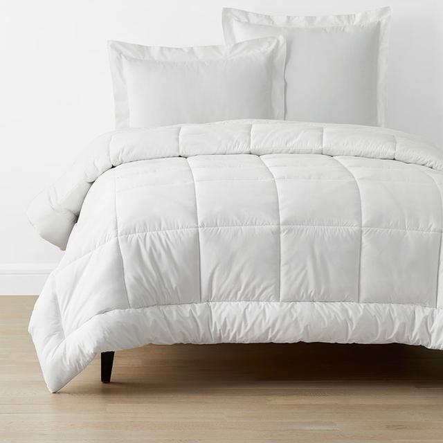 Classic Cool Cotton Percale Comforter - White, Size Twin XL, Medium Warmth | The Company Store
