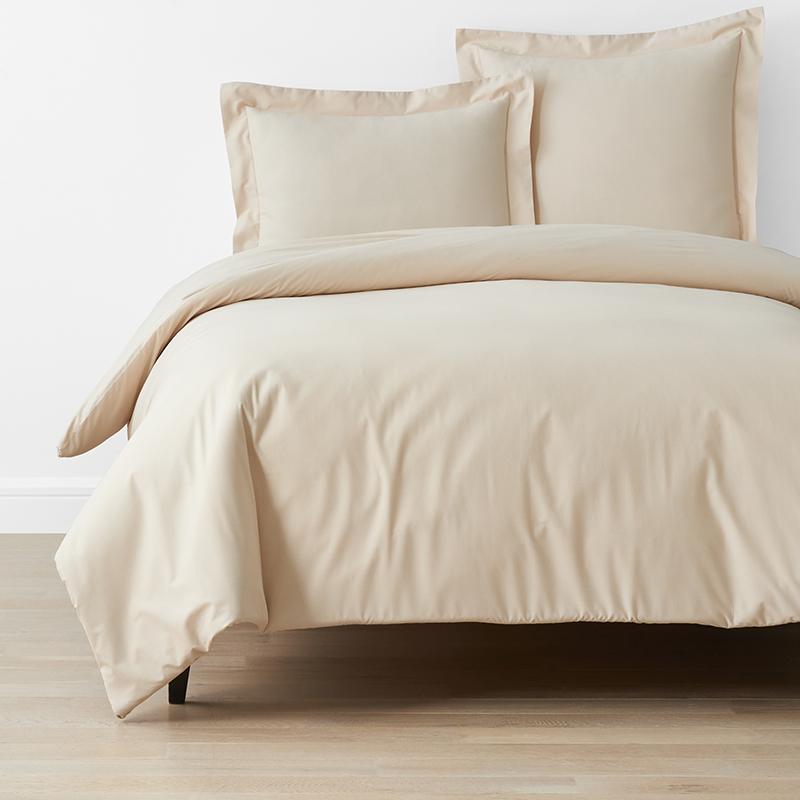 Brushed Cotton Duvet Cover - Brown, Size Full | The Company Store