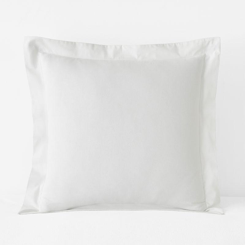 Classic Oxford Solid Sham - White, Size 26 In. x 26 In., Cotton | The Company Store