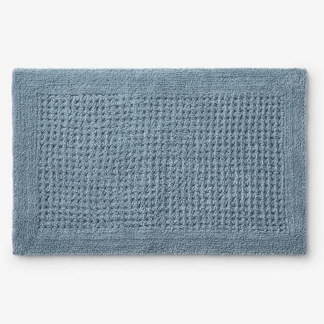 Mirage Bath Rug - Smoky Blue, 30 in. x 72 in., Size 30 X 72, Cotton | The Company Store