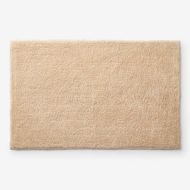 Plush Spa Solid Bath Rug - Antique Beige, 24 in. x 40 in. - Beige/Orange/Coral, Size 24 x 40, Cotton | The Company Store