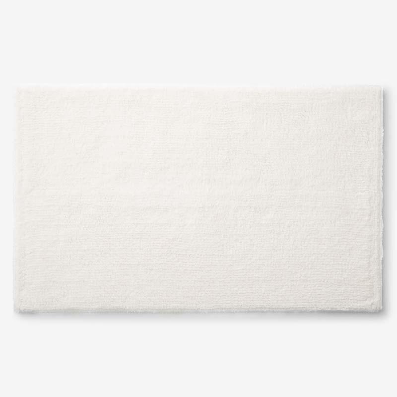 Plush Spa Solid Bath Rug - Cream, 21 in. x 34 in. - Ivory, Size 21 x 34, Cotton | The Company Store