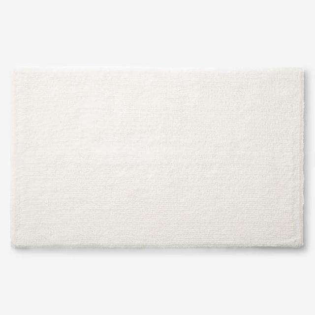 Plush Spa Solid Bath Rug - Cream, 21 in. x 34 in. - Ivory, Size 21 x 34, Cotton | The Company Store