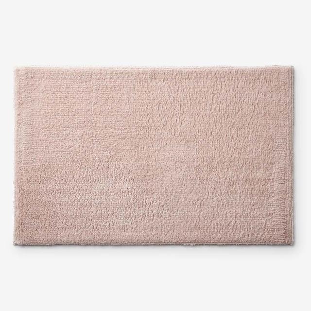 Plush Spa Solid Bath Rug - Rose Quartz, 24 in. x 40 in. - Pink, Size 24 x 40, Cotton | The Company Store