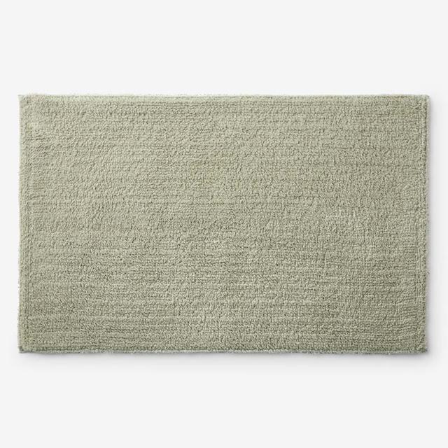 Plush Spa Solid Bath Rug - Willow, 21 in. x 34 in. - Green, Size 21 x 34, Cotton | The Company Store