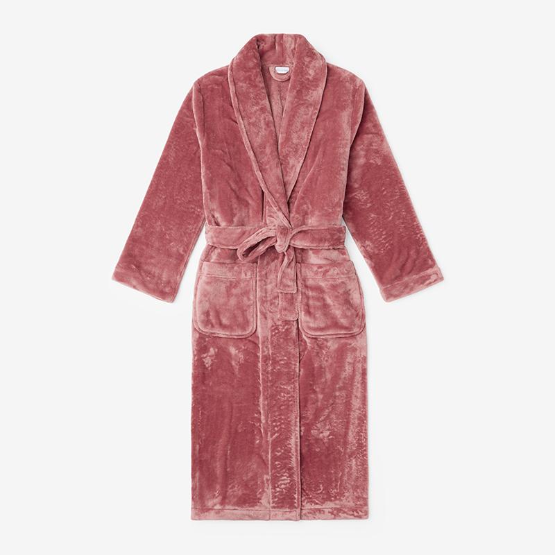 Womens Robes - Pink, Size XS, Fleece | The Company Store