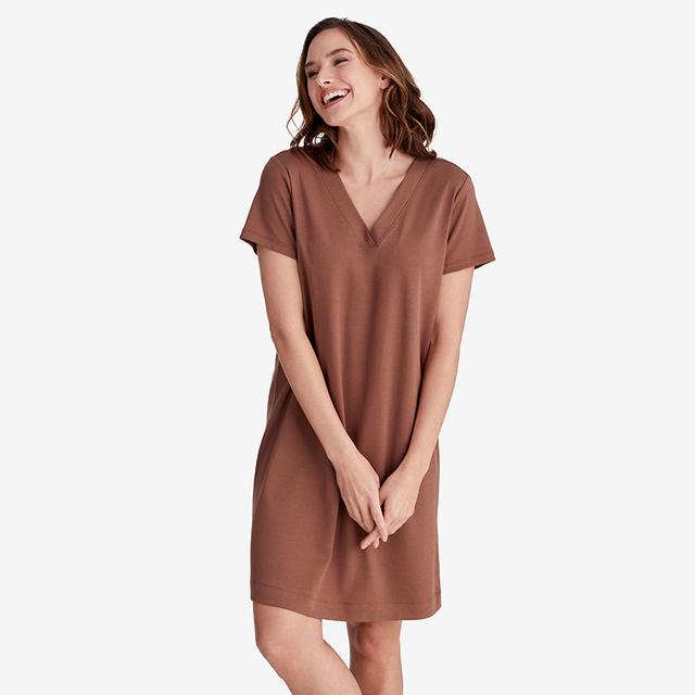 Pima Cotton Nightshirt - Red, Size XS | The Company Store