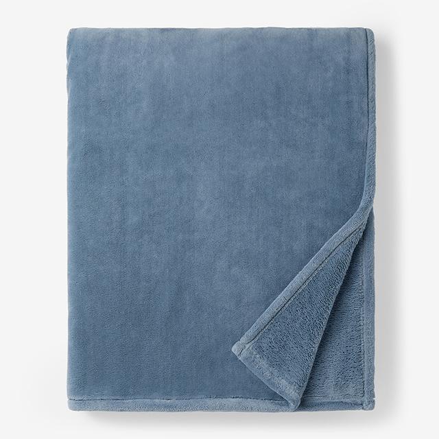 Blanket - Slate Blue, Twin/Twin XL, Fleece | The Company Store