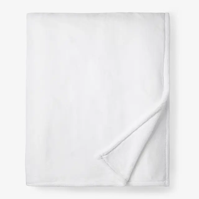 Blanket - White, Size Twin/twin XL, Fleece | The Company Store