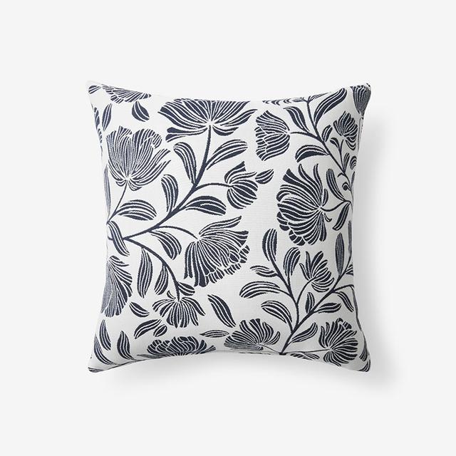 Indoor/Outdoor Toss Pillow - Maytime Midnight Navy, 16 in. x 16 in. - Blue/Navy, Size 16 x 16, Sunbrella | The Company Store