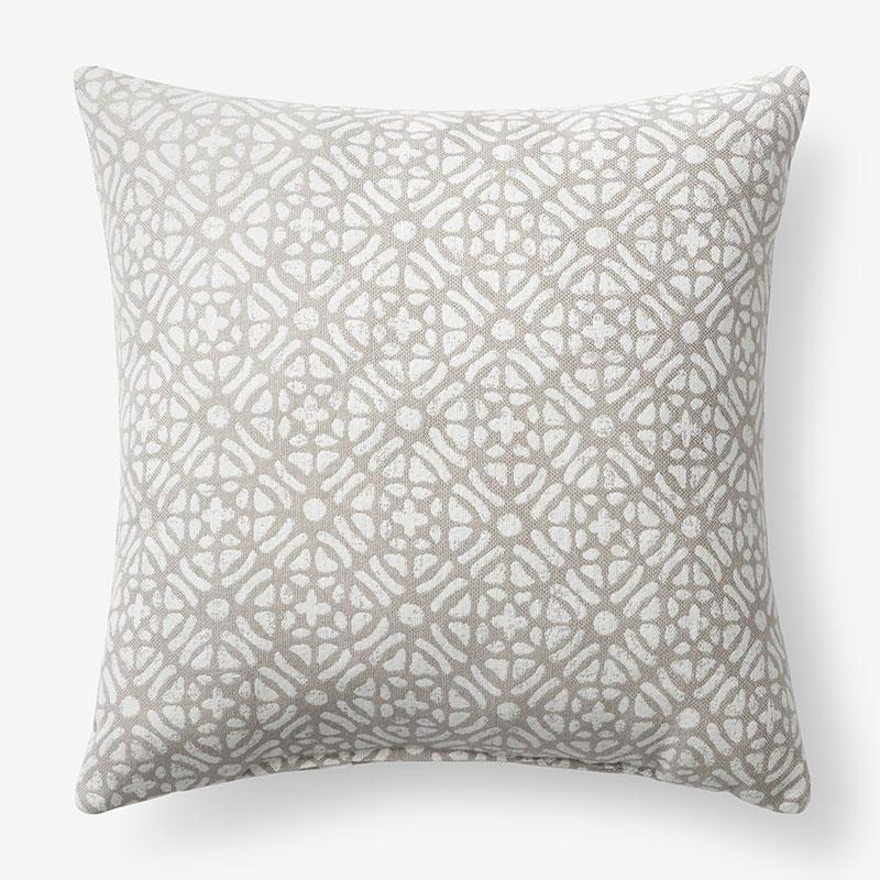 Indoor/Outdoor Toss Pillow - Bragga Dune, 24 in. x 24 in. - Beige, Size 24 x 24, Sunbrella | The Company Store