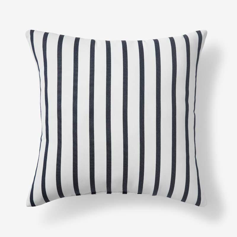Indoor/Outdoor Toss Pillow - Lido Stripe, 20 in. x 20 in. - Green/White, Size 20 x 20, Sunbrella | The Company Store