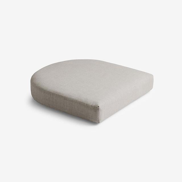 Contour Chair Cushion - Silver, 16 in. x 15 in. - Gray, Size 16 X 15, Sunbrella | The Company Store