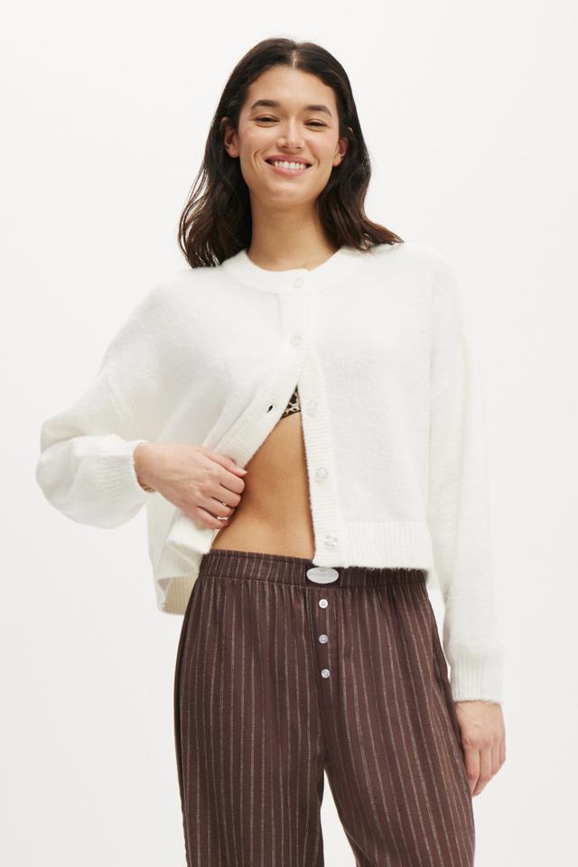 Body - Button Up Cardigan - Coconut milk