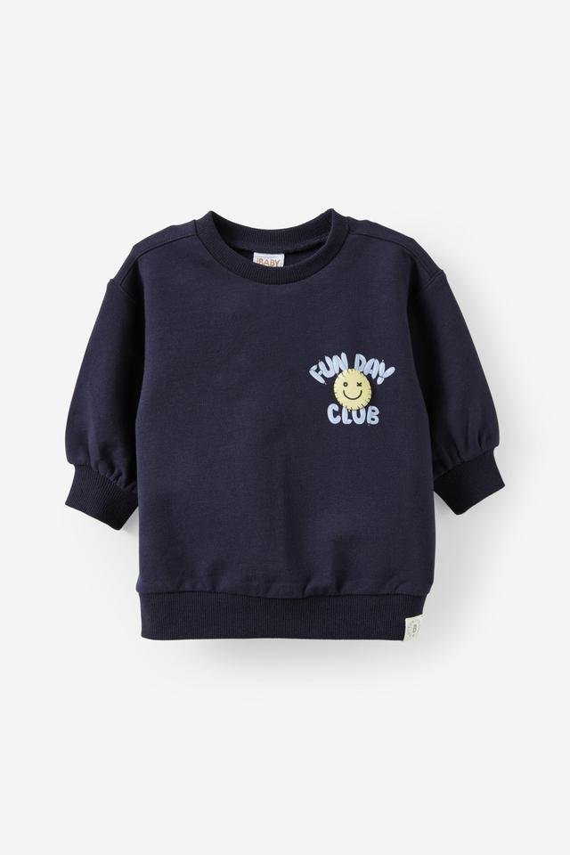 Cotton On Kids - Riley Sweater - Navy ink/fun day