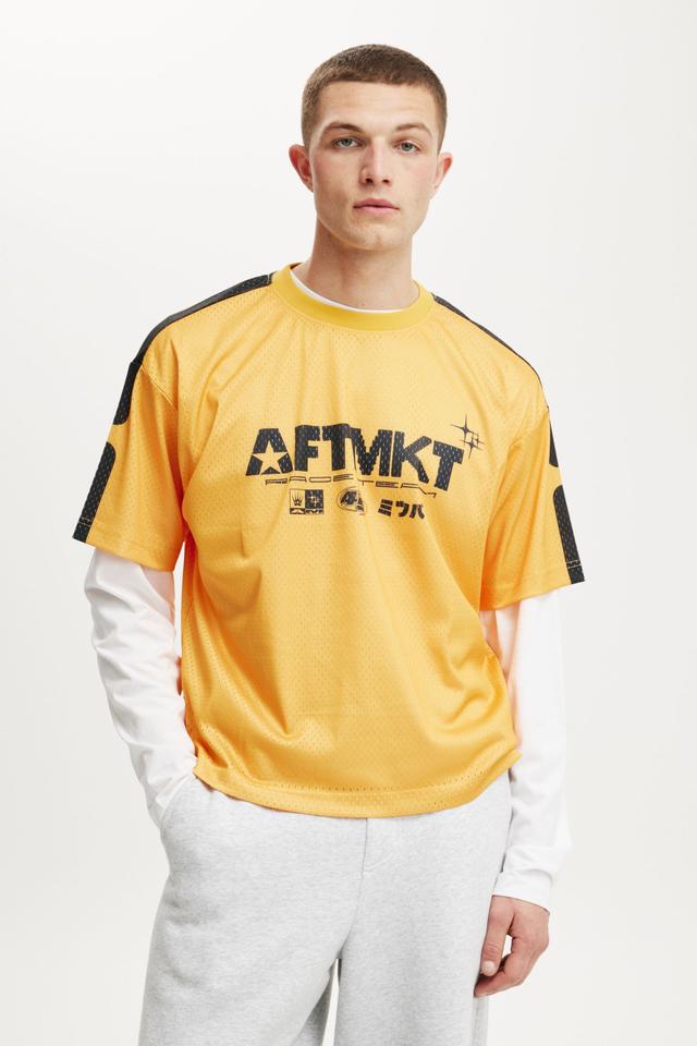 Cotton On Men - Football Jersey - Safety yellow/aftmkt race team