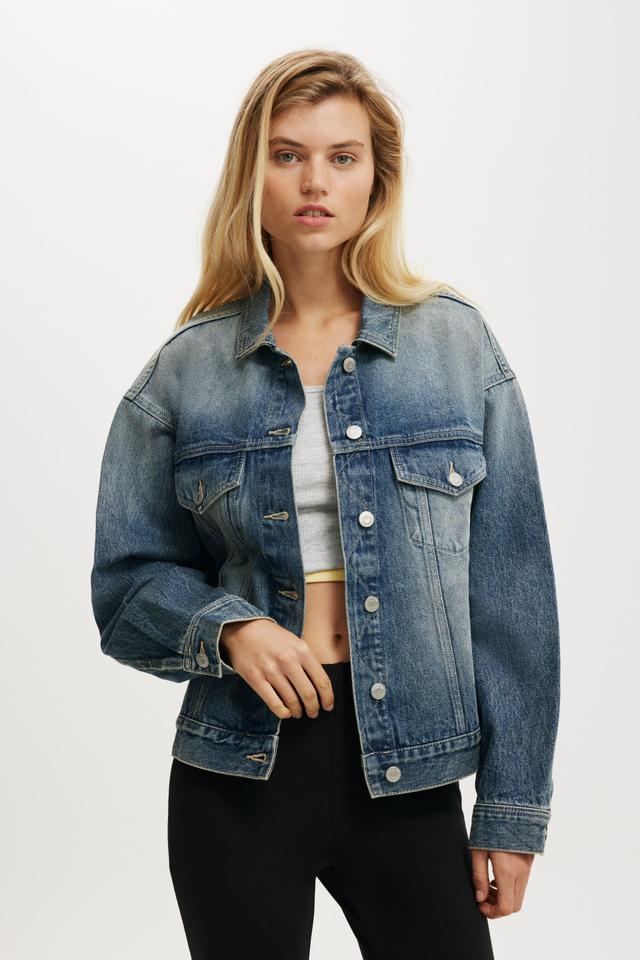 Cotton On Women - Original Denim Jacket - Blue dusk