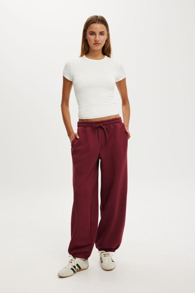 Cotton On Women - Balloon Sweatpant - Cherrywood