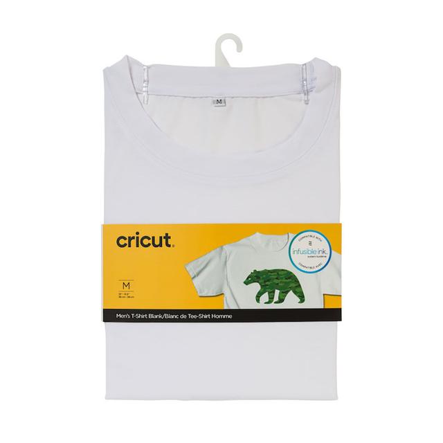 Cricut Men's T -Shirt Blank | Crew Neck | White
